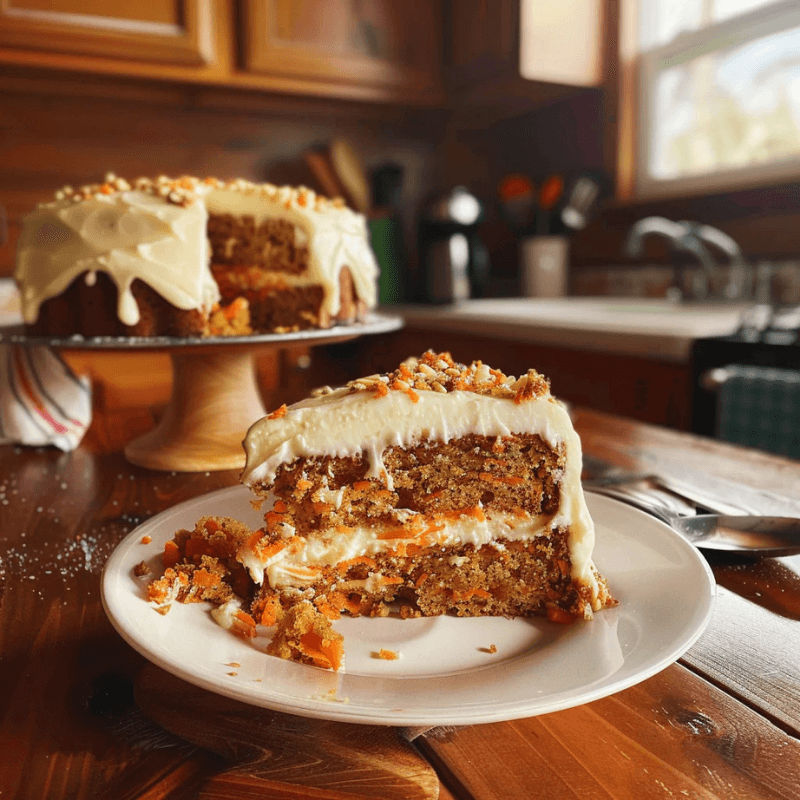 Carrot Cake with Cream Cheese Frosting