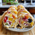 Cheesecake Fruit Salad Roll Ups