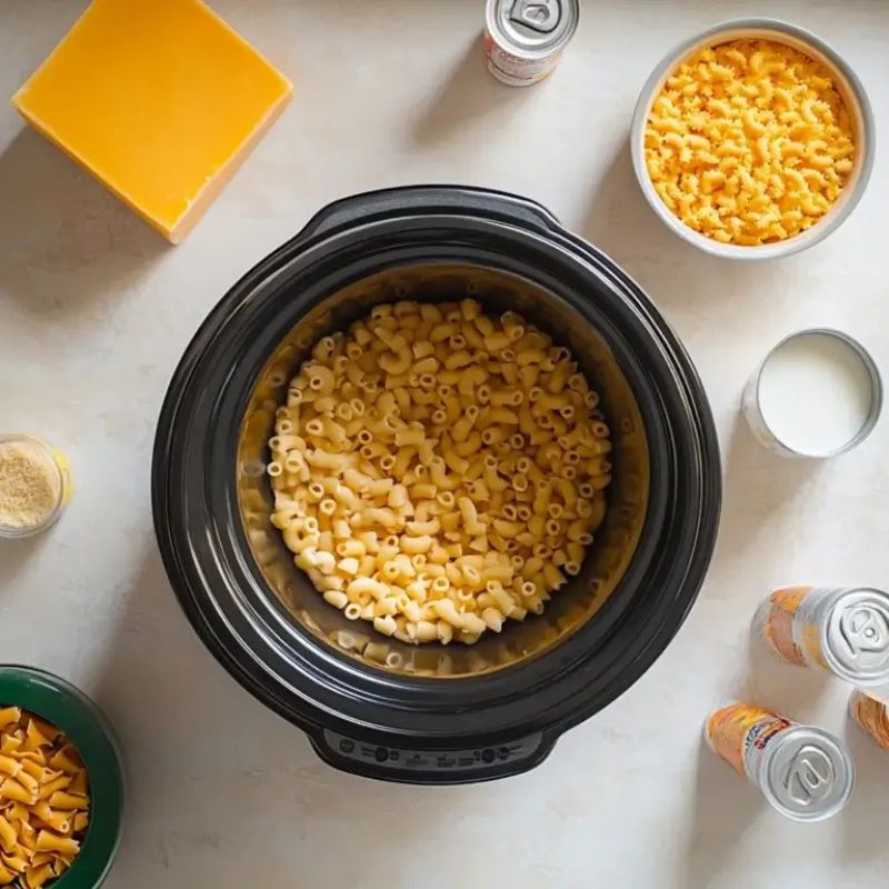 Cheesy & Creamy Crockpot Mac and Cheese – Easy Dinner Win! (1)