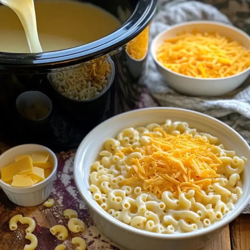 Cheesy & Creamy Crockpot Mac and Cheese – Easy Dinner Win! (3)