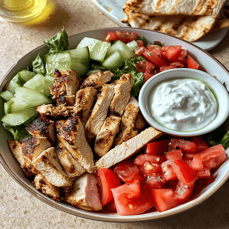Chicken Gyro Bowls 