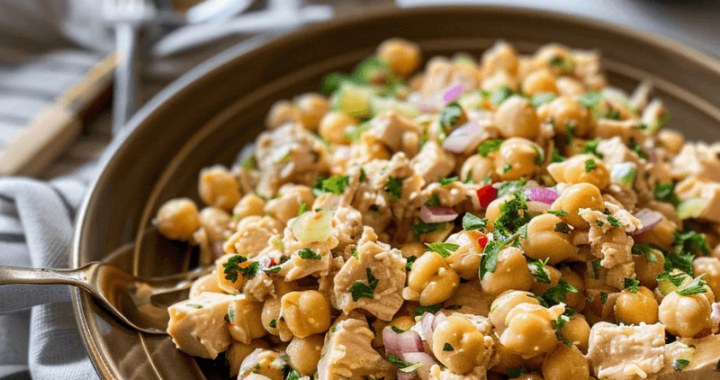 Chickpea Tuna Salad
