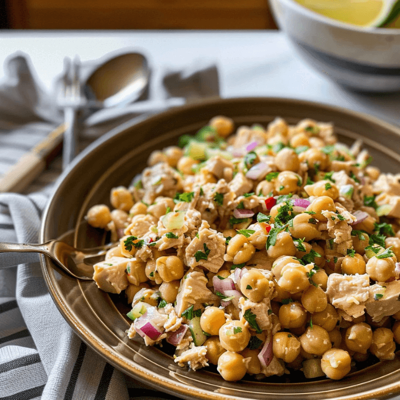 Chickpea Tuna Salad