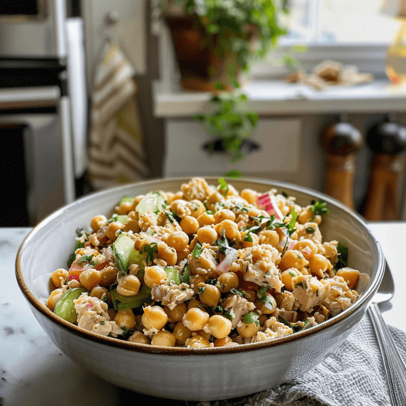 Chickpea Tuna Salad