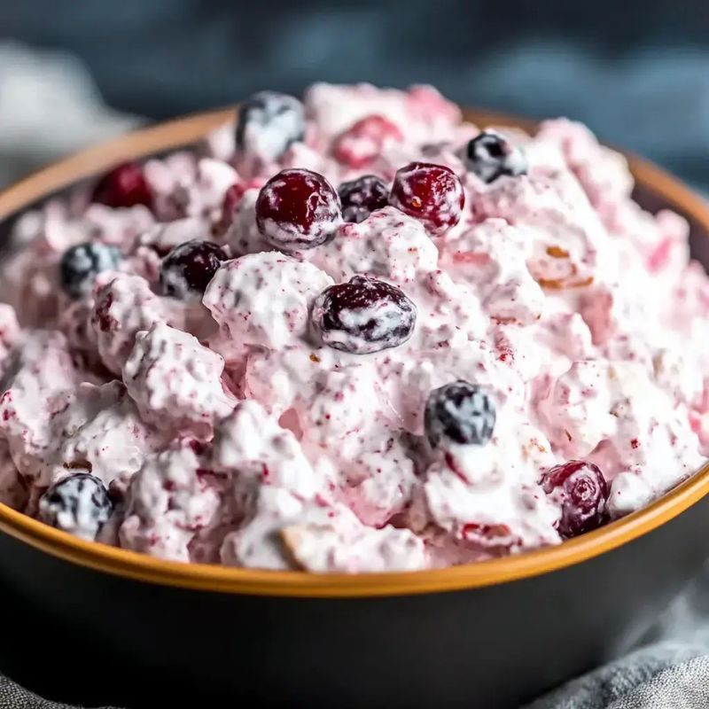 Cranberry Fluff Salad Recipe – Easy & Delicious Holiday Side Dish (4)