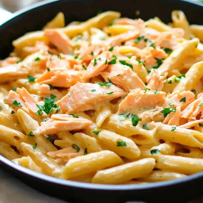 Creamy Salmon Pasta Recipe – A Quick & Easy Dinner Favorite!