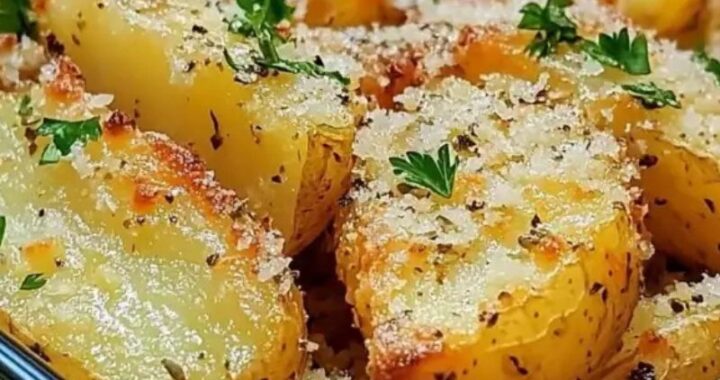 Crispy Baked Parmesan Potato Wedges – Easy & Flavorful Snack! (4)