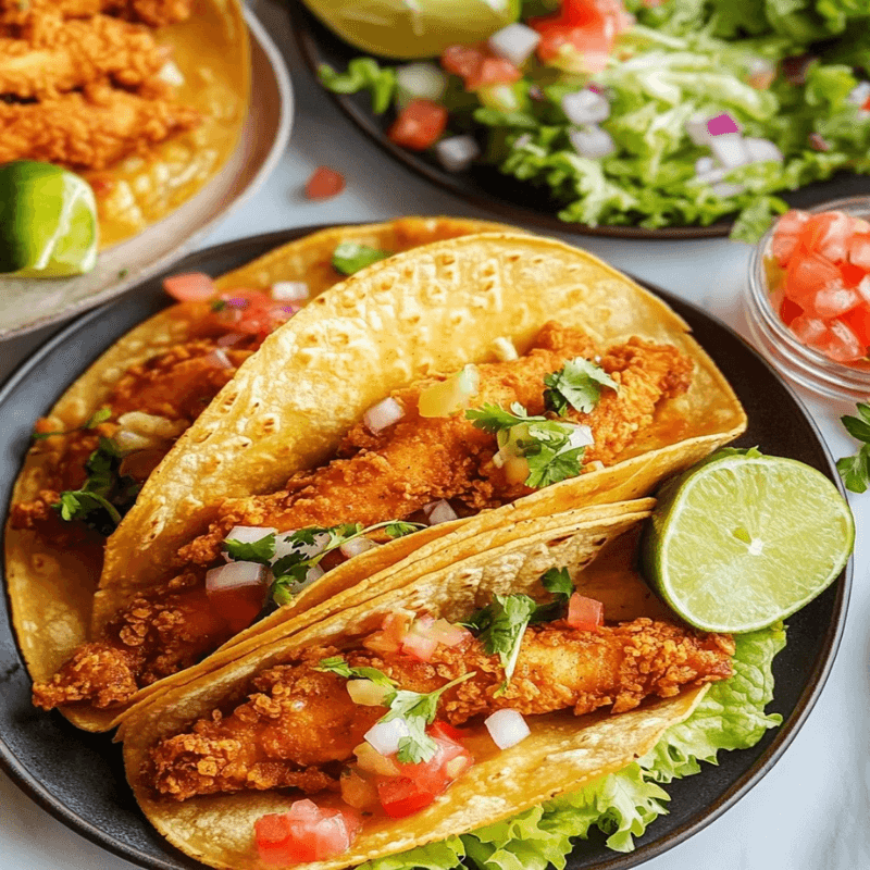 Crispy Chicken Tacos