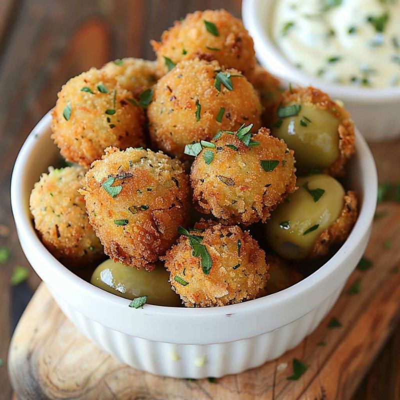 Crispy & Delicious Fried Olives with Garlic Aioli – Easy Recipe (2)