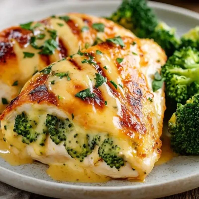 Delicious Broccoli Cheese Stuffed Chicken Breast – Keto & Healthy (4)