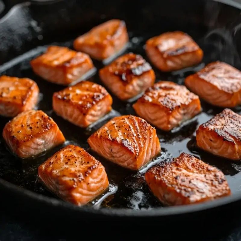 Delicious Glazed Salmon Bites Recipe – A 20-Minute Meal! (3)