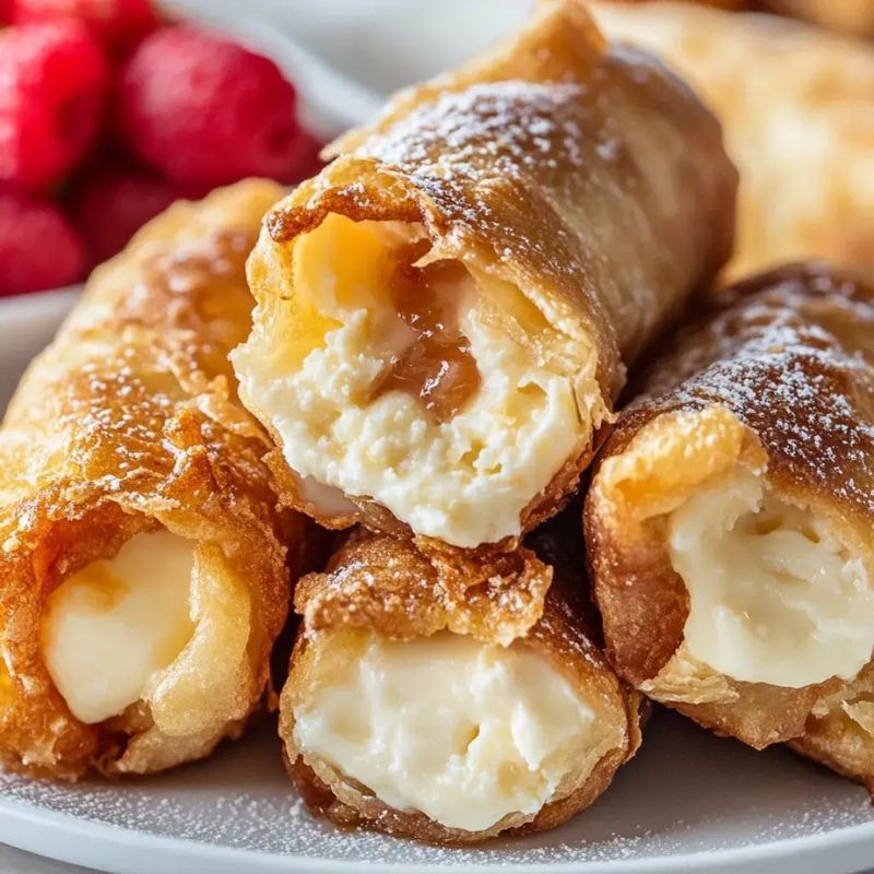 Easy Cheesecake Egg Rolls Recipe – A Sweet & Crunchy Treat!
