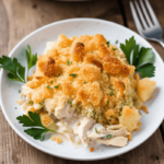 Easy Chicken and Dressing Casserole