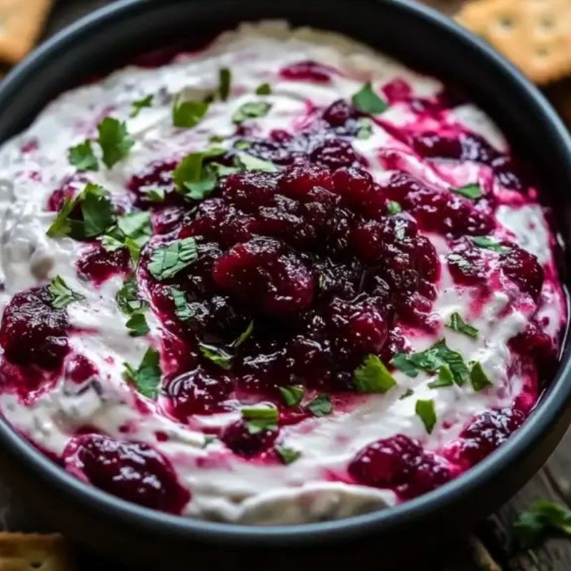 Easy Cranberry Jalapeño Dip Recipe – A Crowd-Pleasing Party Favorite! (3)