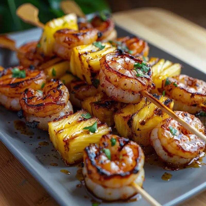 Easy Grilled Jerk Shrimp and Pineapple Skewers Recipe for Summer BBQs (2)