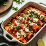 Easy Healthy Sweet Potato Enchiladas – A Delicious Vegetarian Dinner!