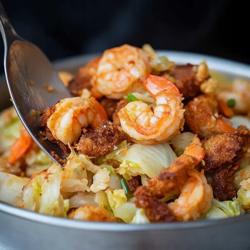 Easy Southern Fried Cabbage with Shrimp Recipe – Quick & Delicious! (1)