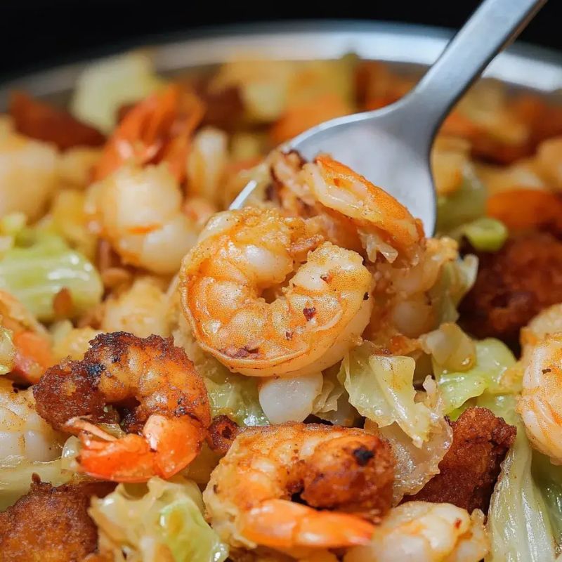 Easy Southern Fried Cabbage with Shrimp Recipe – Quick & Delicious! (2)