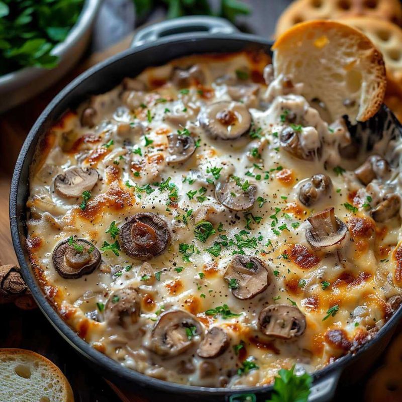 Easy & Tasty Delicious Stuffed Mushroom Dip – Party Favorite!