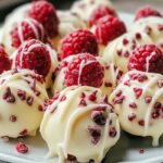 Easy White Chocolate Raspberry Cheesecake Balls Recipe (1)