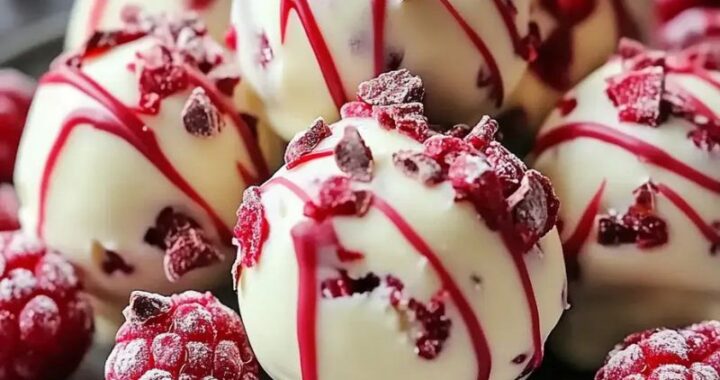 Easy White Chocolate Raspberry Cheesecake Balls Recipe (3)