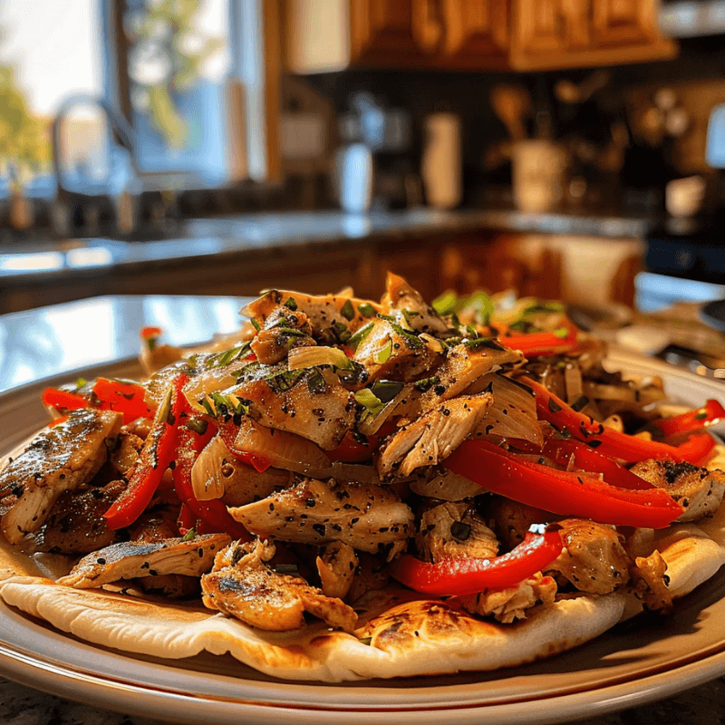 Greek Chicken Gyros
