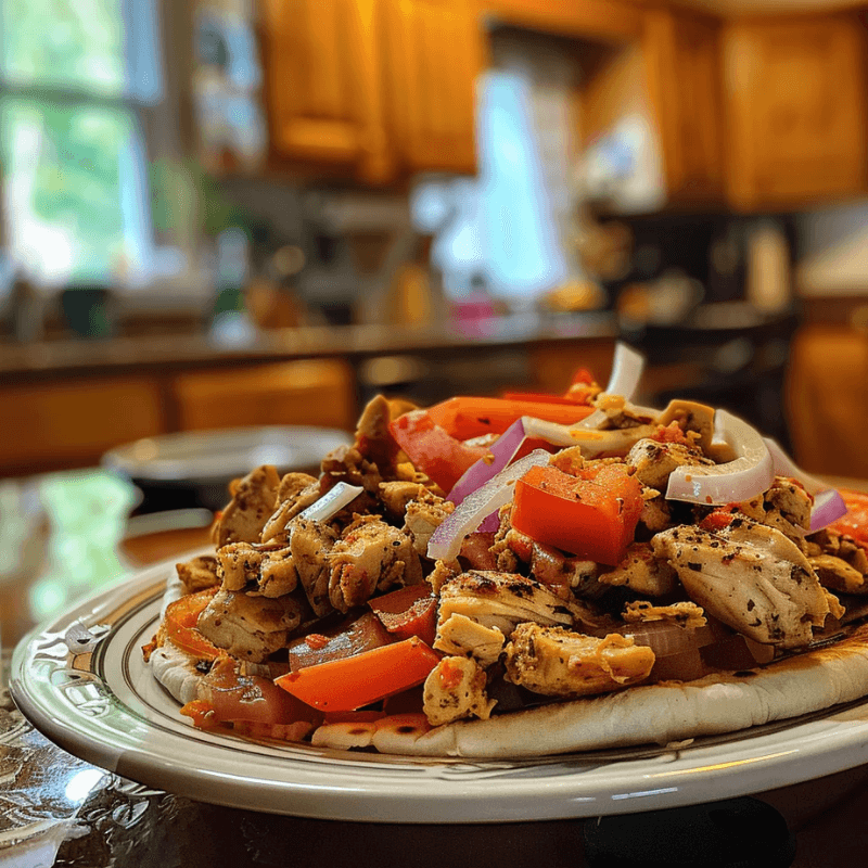 Greek Chicken Gyros