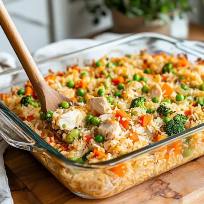 Healthy Chicken Stir Fry Casserole Recipe – Quick & Delicious! (2)