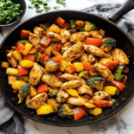 Healthy Chicken and Vegetables Skillet