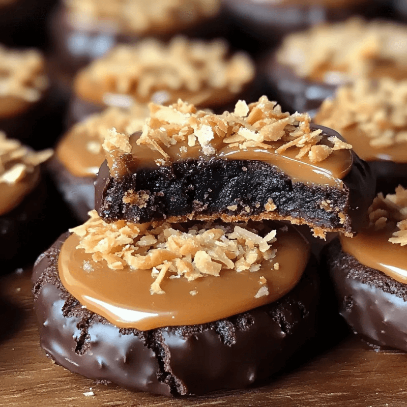 Homemade Samoas Cookies