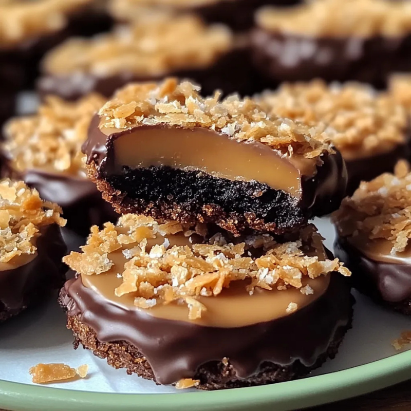 Homemade Samoas Cookies