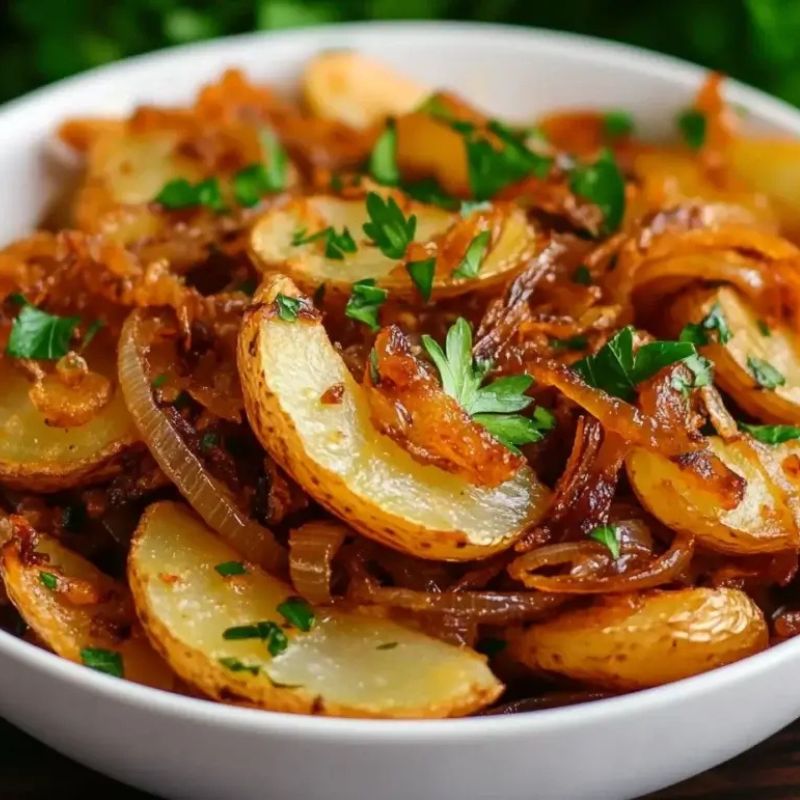 How to Make Crispy Fried Potatoes and Onions – Easy & Delicious Recipe