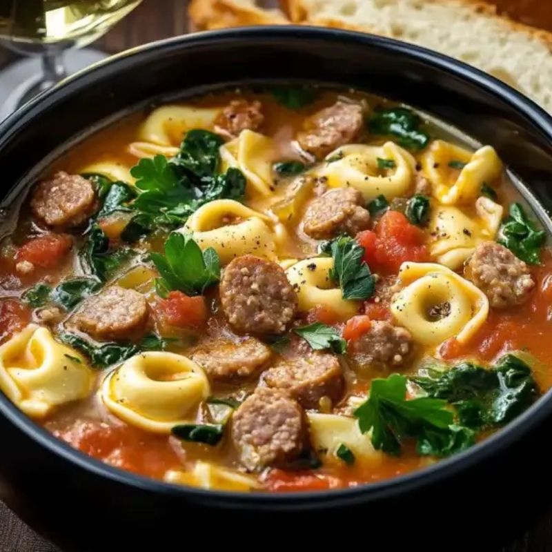 How to Make Sausage Tortellini Soup – Quick & Delicious Recipe (2)