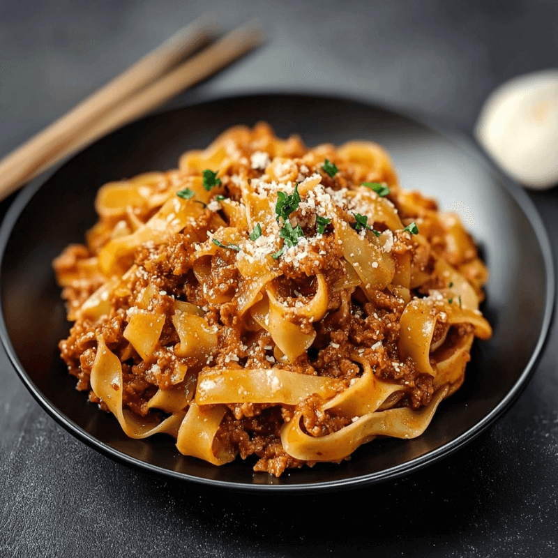 Korean Bulgogi Bolognese