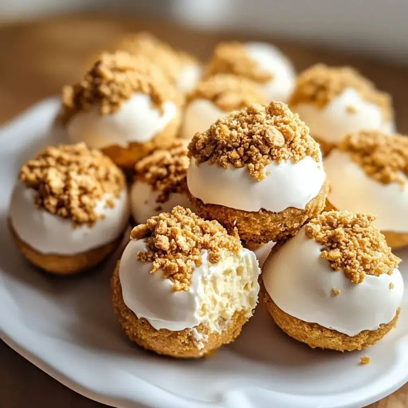 No-Bake Pumpkin Cheesecake Balls – Easy & Delicious Fall Treat! (3)