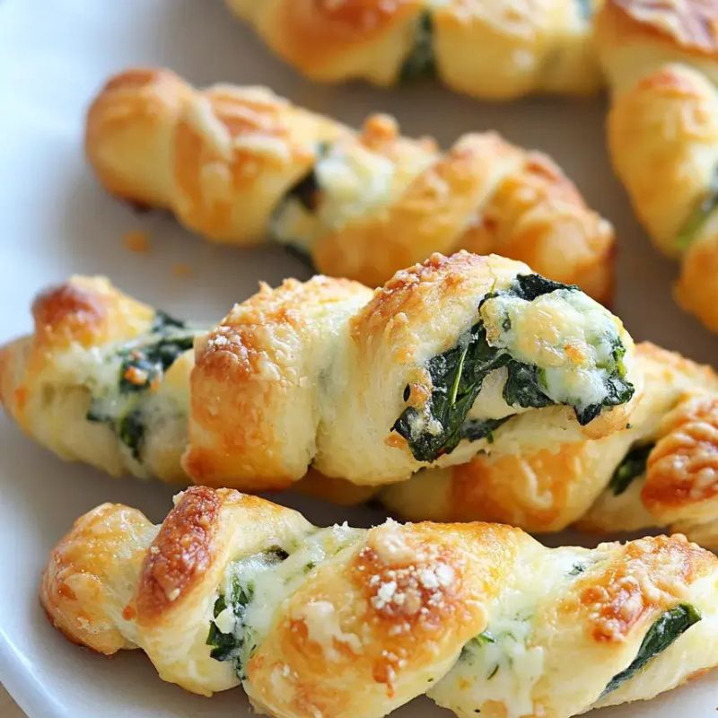 Parmesan and Spinach Cheese Twists – The Perfect Savory Snack! (3)