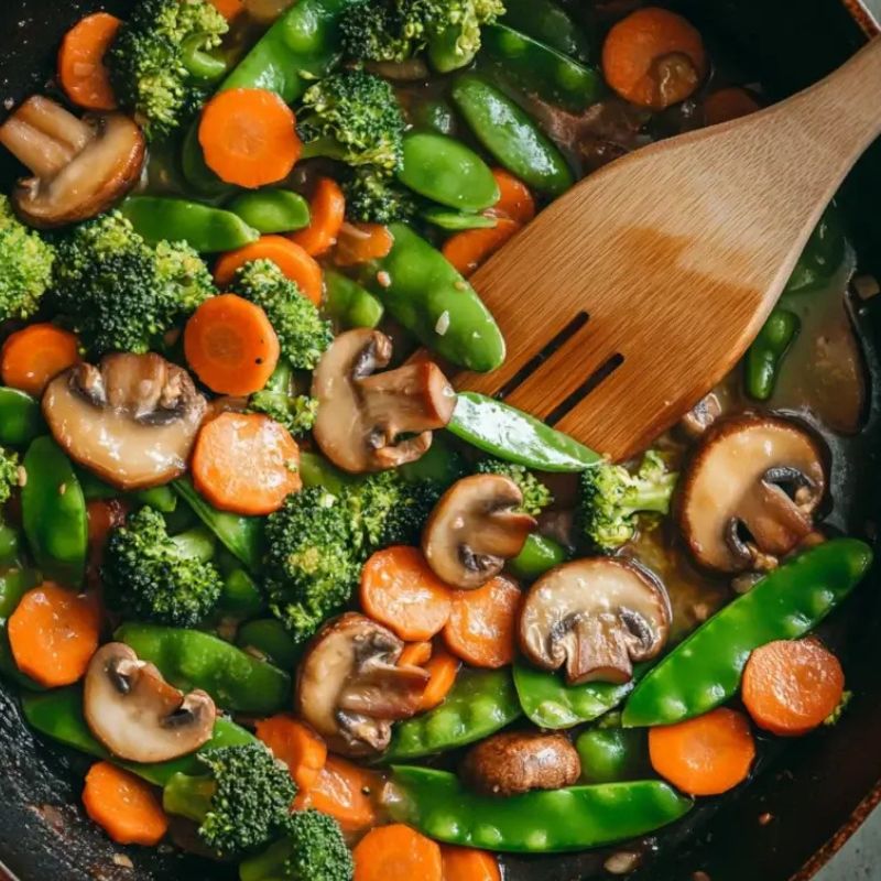 Quick Vegetable Stir Fry Recipe – A Flavorful Vegan Delight! (3)