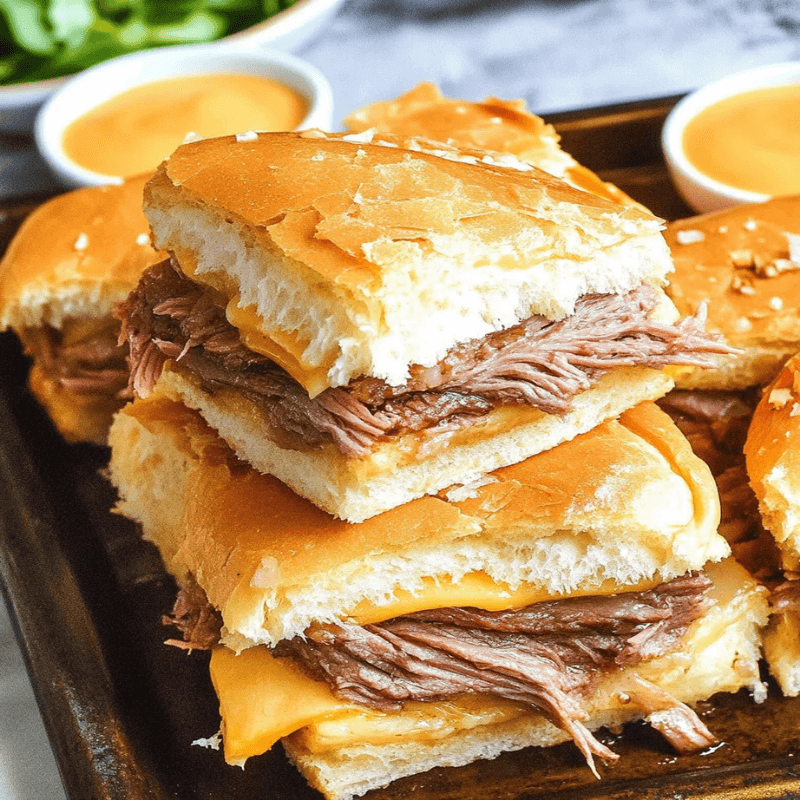Roast Beef & Cheddar Sliders