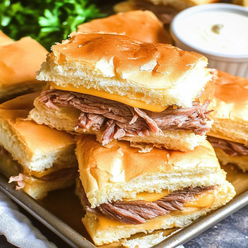 Roast Beef & Cheddar Sliders
