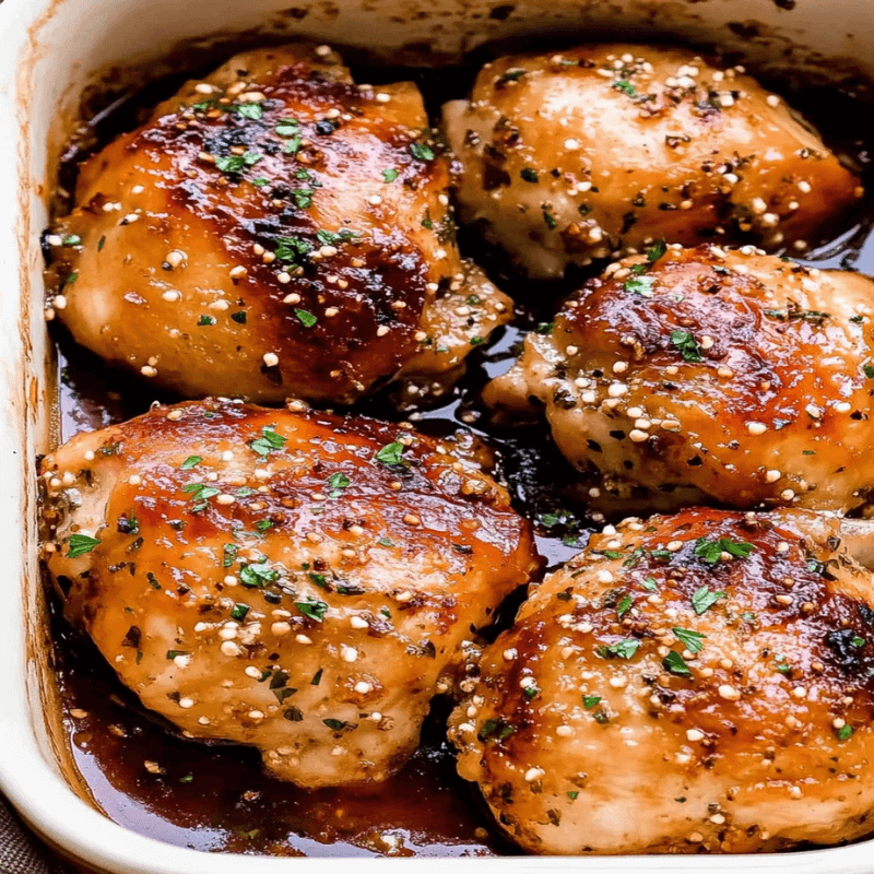 Baked Honey Garlic Chicken