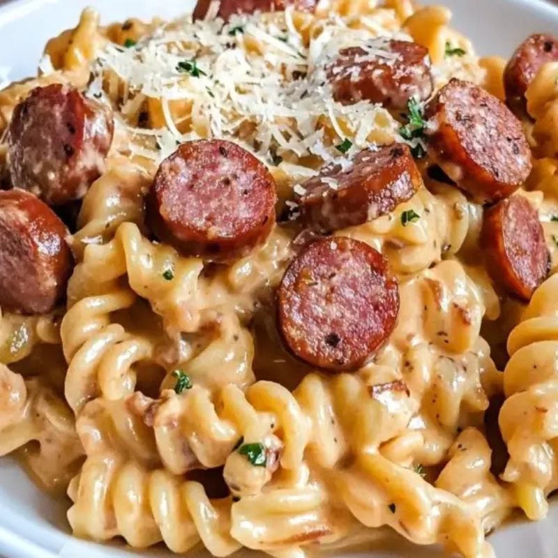 Smoked Sausage Pasta – Easy & Flavorful One-Pan Dinner! (4)