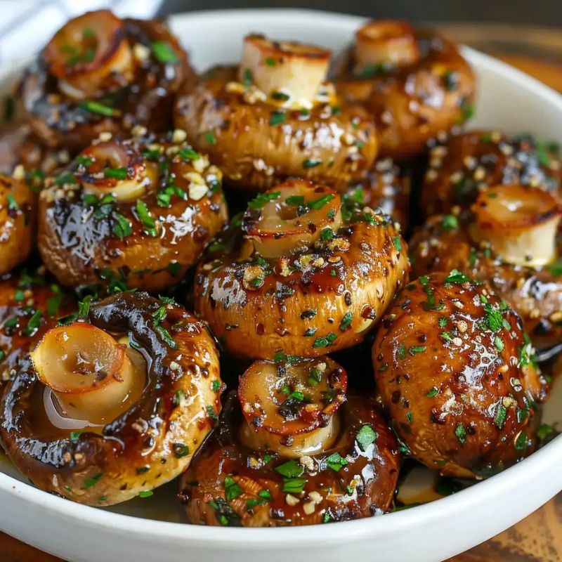 Steakhouse Garlic Butter Mushrooms – The Perfect Side Dish for Any Steak! (2)