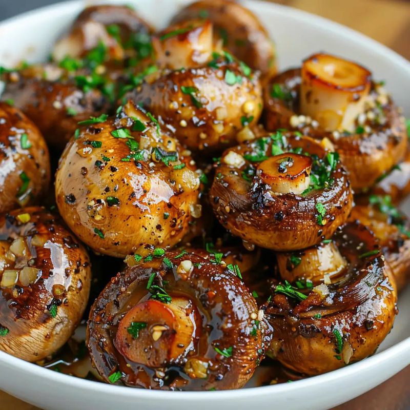 Steakhouse Garlic Butter Mushrooms – The Perfect Side Dish for Any Steak!