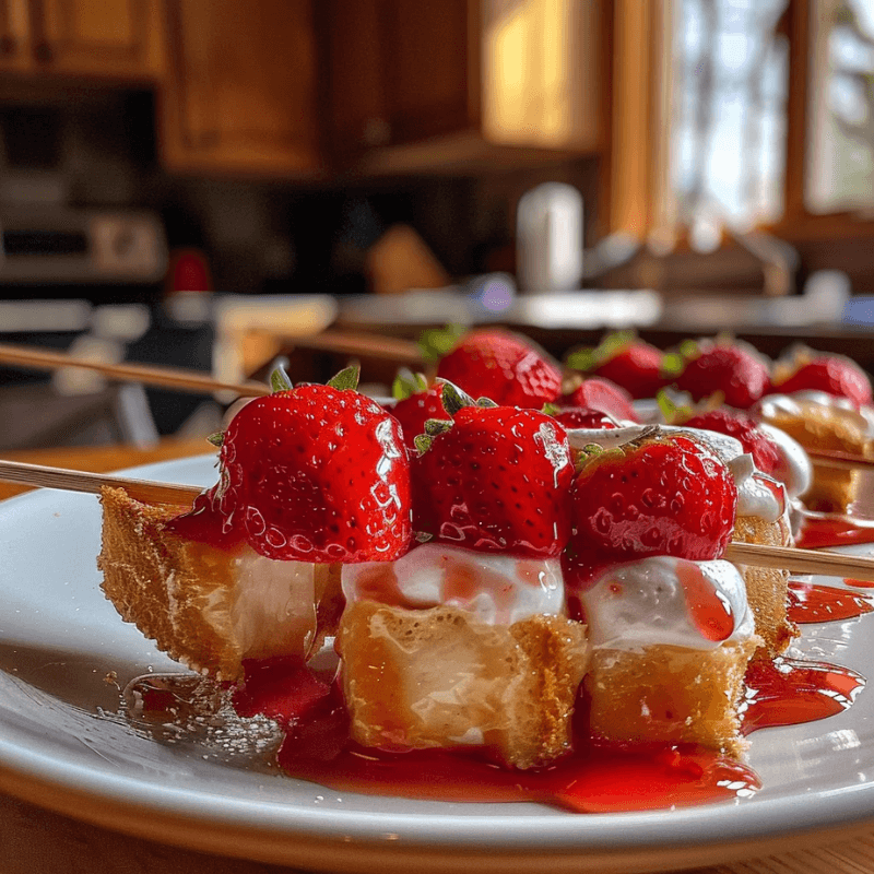 Strawberry Shortcake Kabobs
