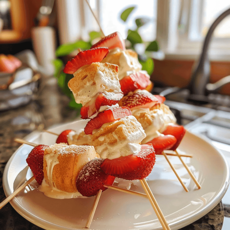 Strawberry Shortcake Kabobs