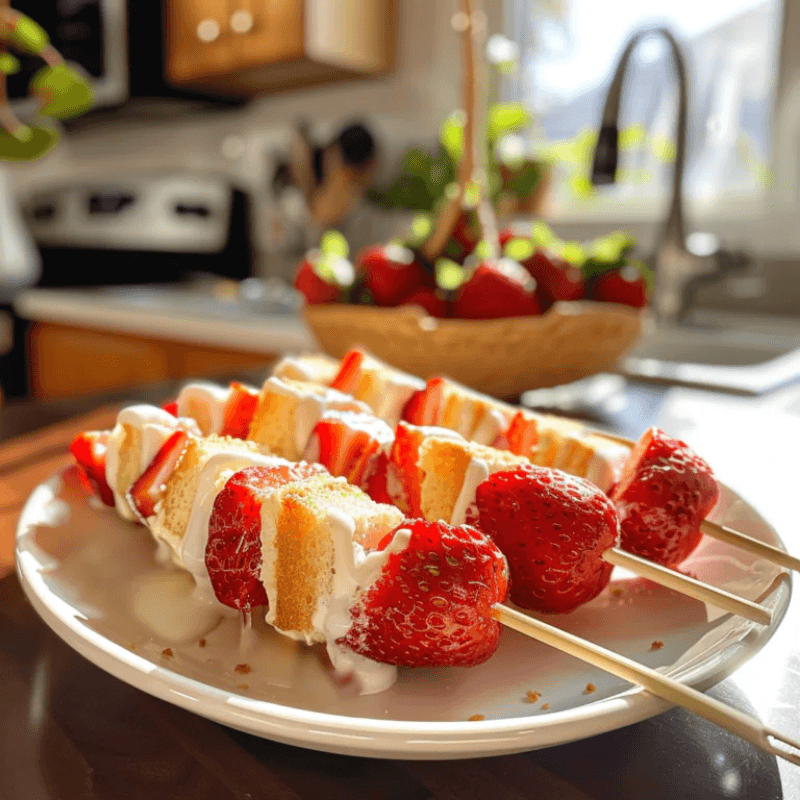 Strawberry Shortcake Kabobs
