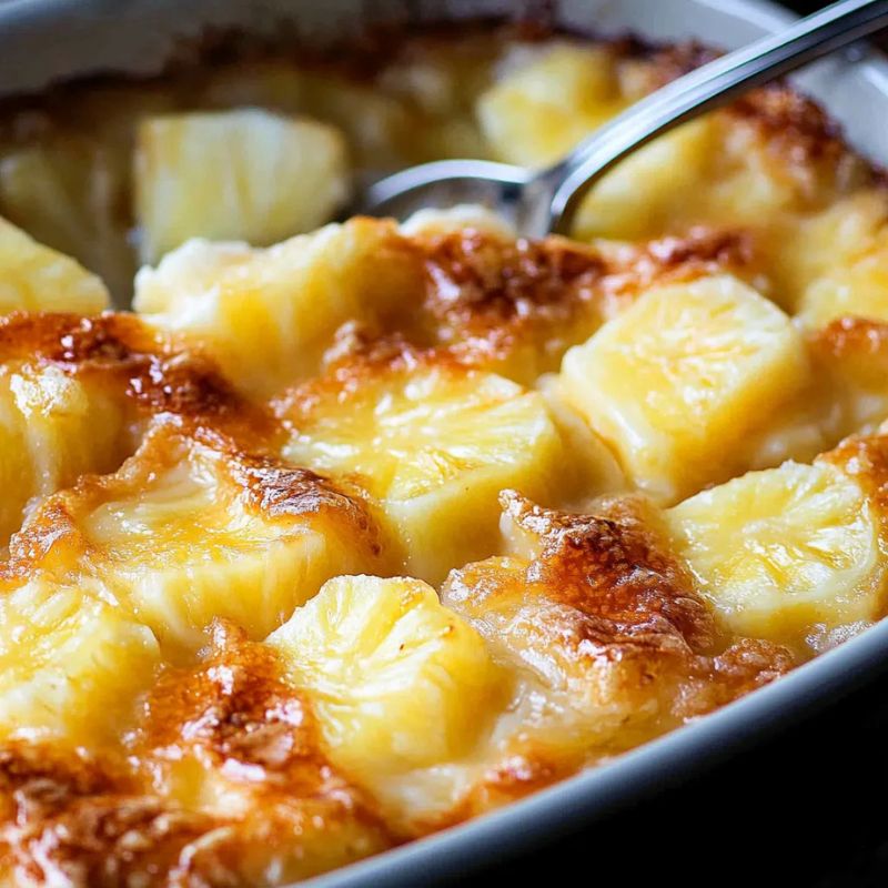 Sweet & Savory Easy Pineapple Casserole Recipe for Any Occasion (1)
