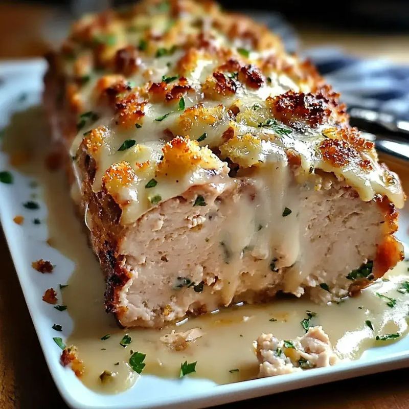 The Best Chicken Cordon Bleu Meatloaf Recipe You’ll Ever Try! (3)