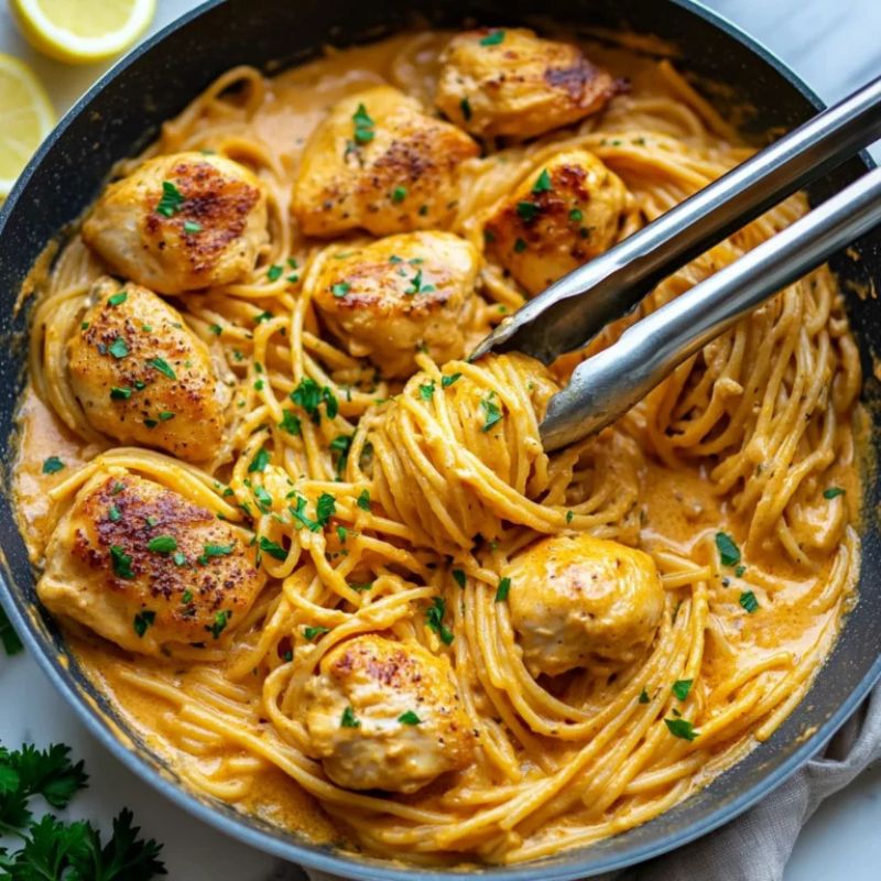 The Best Cowboy Butter Chicken Linguine Recipe You’ll Ever Try! (2)