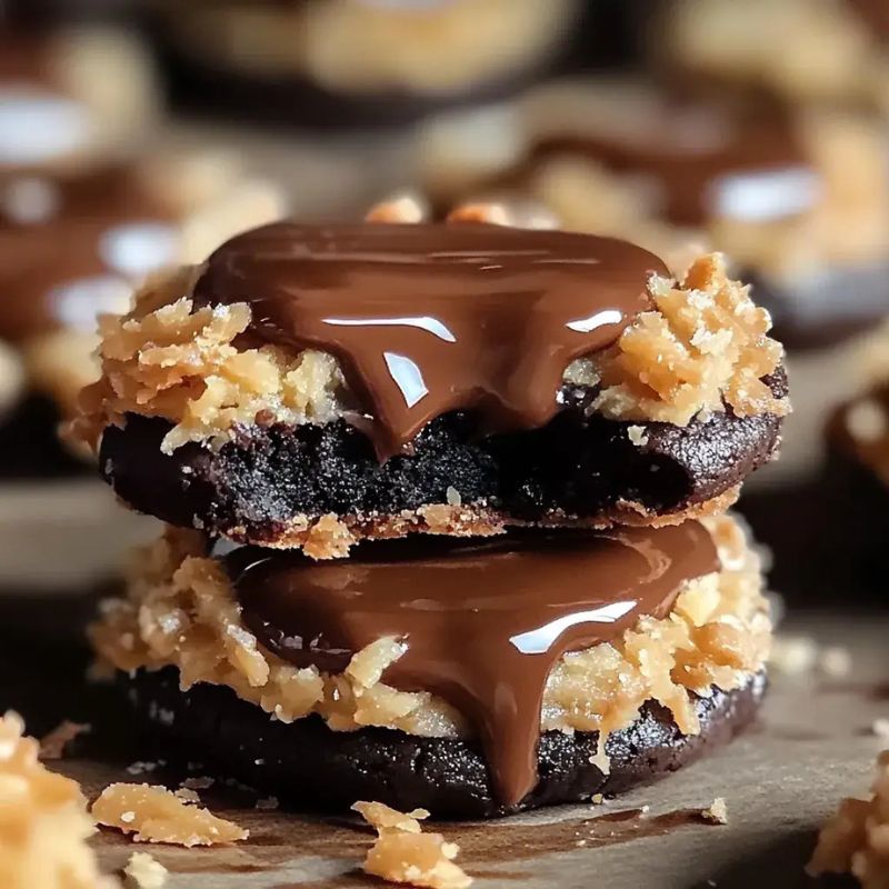 The Best Homemade Samoas Cookies Recipe – Crispy, Chewy & Chocolatey!